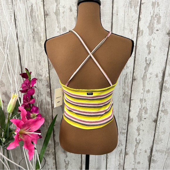RVCA - NWT Hattrick Ribbed Crop Top - Picture 10 of 12